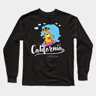 California Beach Long Sleeve T-Shirt